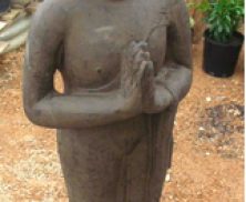 Cast Stone - Antique Standing Buddha  